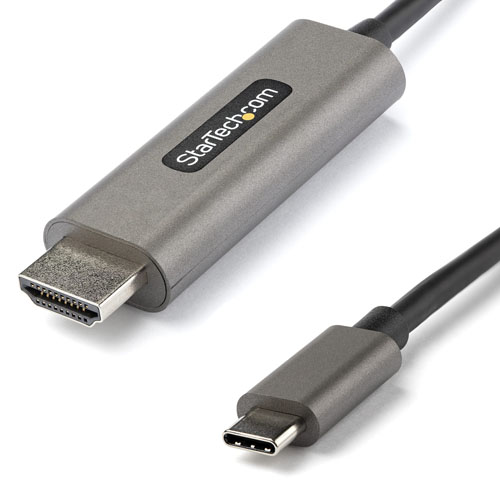  Cable 1m USB C a HDMI 4K de 60Hz con HDR10 - Adaptador de Vídeo USB Tipo C a HDMI 2.0b Ultra HD 4K - Convertidor USBC a HDMI HDR para Monitor o Pantalla - Startech - CDP2HDMM1MH