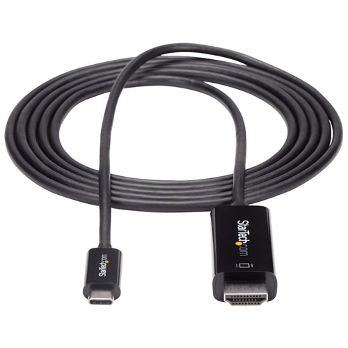  Cable de 1m USB C a HDMI - Cable Adaptador de Vídeo USB Tipo C a HDMI 2.0 4K de 60Hz - Compatible con Thunderbolt 3 - Startech
