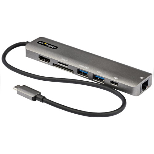  Adaptador Multipuertos USB C - Docking Station USB Tipo C a HDMI 2.0 4K 60Hz - Entrega de Alimentación 100W Pass-through - Adaptadores - Startech