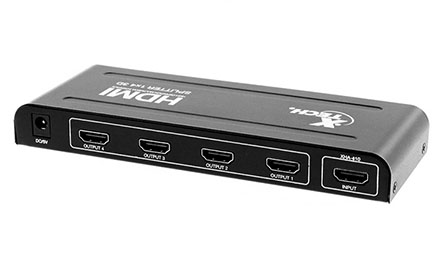 Divisor HDMI de 4 salidas con alimentación propia - XHA-410