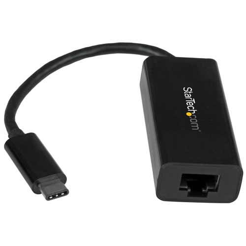  USB C to Gigabit Ethernet Adapter - Black - USB 3.1 to RJ45 LAN Network Adapter - Startech - US1GC30B